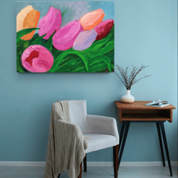 Flowers Tulips Art - digital file that you will download