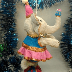 Sandra the Elephant  A very original and exclusive Christmas tree toy