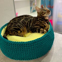 Pet Bed Handmade Cat And Dog Homemade Pet Furniture Pet Sleeping Area Cozy Animal Bed Comfort Pet Accessory Home Decor
