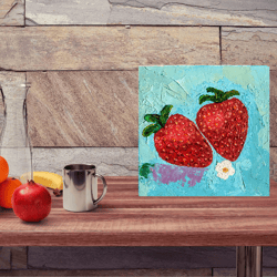 Strawberry Art - digital file that you will download