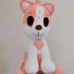 Handmade crochet Polly puppy toy bluey , perfect gift for kids. Adorable and cuddly, this unique toy will bring joy