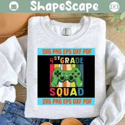 5th grade squad,game svg, gamer shirt, gift for gamer lover, 5th grade, 5th grade svg,first day of school, school svg,back to school shirt, back to school