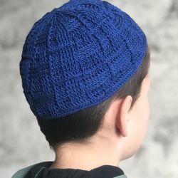 Crochet mens skull cap
