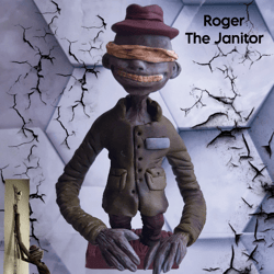 Roger, The Janitor character from the game little nightmares