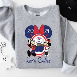 2024 Disney Lets Cruise Minnie And Mickey SVG