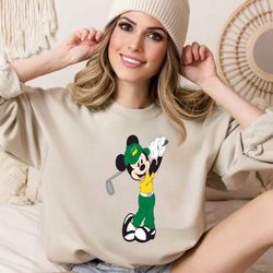 funny the masters golf mickey mouse svg