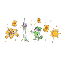 -pascal tower lantern minimalist disney tangled rapunzel png