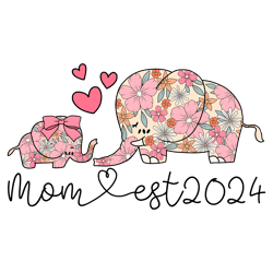 8-custom mama bear est 2024 winnie the pooh png'