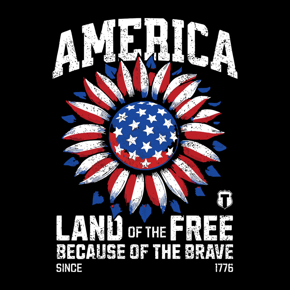 Vintage-America-Land-Of-The-Free-Sunflower-PNG-20240621B009.png