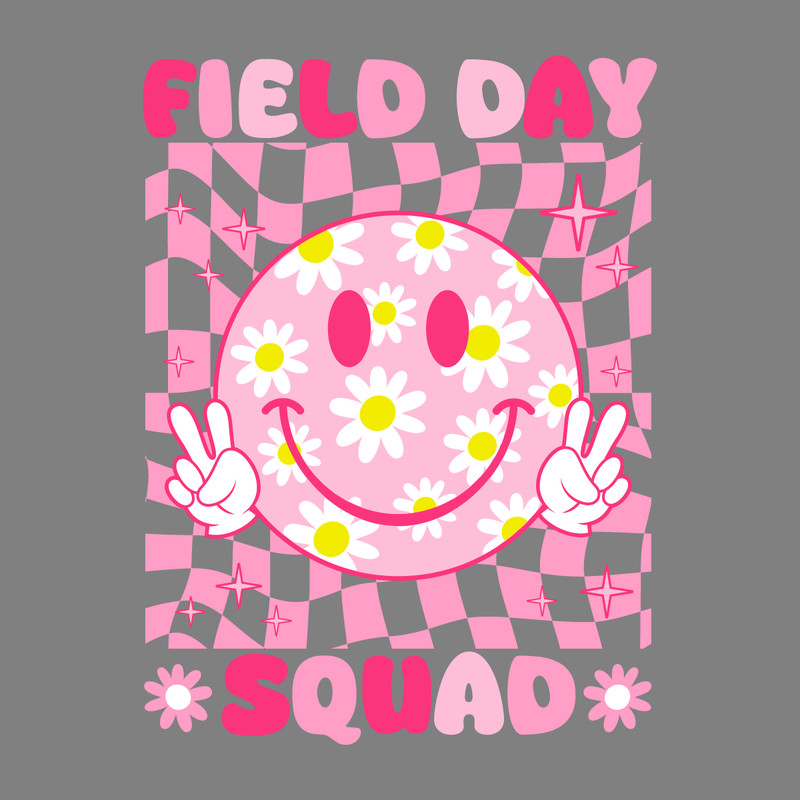 Checkered-Field-Day-Squad-Floral-Face-SVG-S2304241663.png