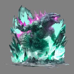 scary godzilla movie 2024 monster png digital download files