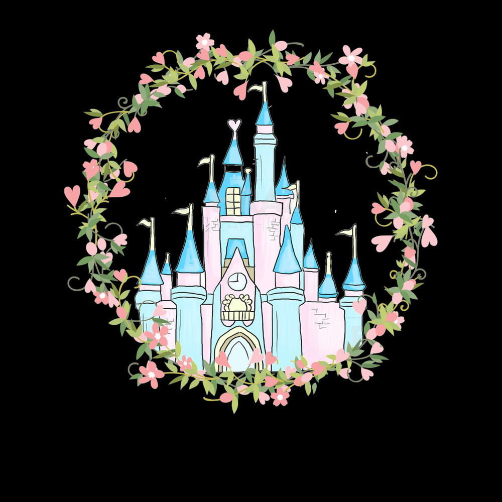 Retro-Disney-Magical-Castle-Wreath-PNG-Digital-Download-Files-P2304241144.png
