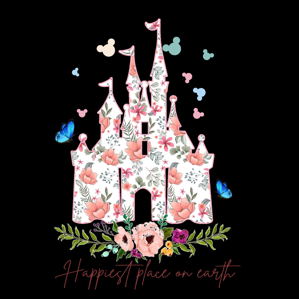 Magical-Castle-Floral-Happiest-Place-On-Earth-PNG-P2304241069.png