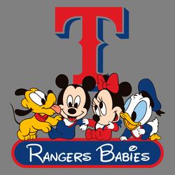 disney texas rangers babies mlb svg digital download files