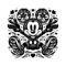 Floral-Mickey-Mouse-Cartoon-Character-SVG-S2304241635.png