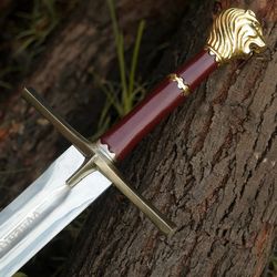 Custom Handmade Generic Chronicles of Nrnia Price sword replica(gold)