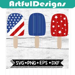 4th of july svg, popsicle svg, summer svg, patriotic svg, america svg, red white and blue svg, svg