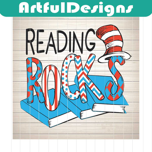 Reading Rocks Svg Reading Rocks Svg, Dr Seuss Svg, Seuss Svg, Dr Seuss Gifts, | Inspire ...