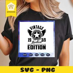 vintage 1969 svg, born in 1969 svg, 1969 vintage birthday svg, 51st birthday svg, 51 years old svg, 51st birthday gift s
