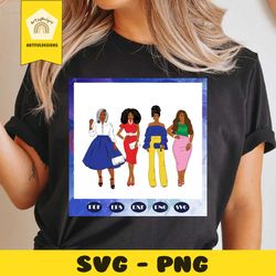 sorority svg, sisterhood svg, afro girls svg, girl boss fashion, black girl, black women svg, girl gift, girl shirt, bla
