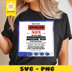 im a spoiled son svg, awesome mom she was born in march svg, mom born in march svg, birthday for silhouette, files for c