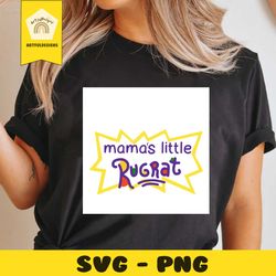 mamas little rugrats svg, trending svg, rugrats svg, rugrats animation, diaper adventures, rugrats theme, rugrats sticke