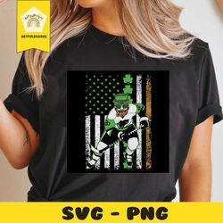 hockey saint patrick's day svg, hockey svg, patricks day, saint patrick day, saint patrick hockey svg,hockey png, saint