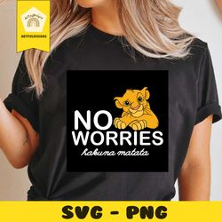 no worries lion king simba svg, trending svg, disney lion svg, lion king svg, no worries svg, simba svg, kakuma matata s