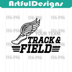 track and field svg and png, running svg, mom track svg, track wings svg, track team