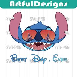 lilo and stitch 'best day ever' png file, lilo and stitch best day ever, vac