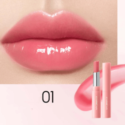 Non Sticky Lip Gloss Makeup Lip Care,Lip Balm Flower Essence Extra Moisturizing, Natural Lasting Lip Plumper