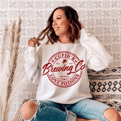 cupids brewing co valentine's day, valentines day gift, valentine shirt, valentine lover sweartshirt, gift for her