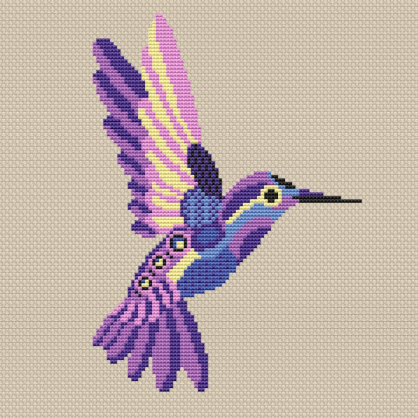 Hummingbird cross stitch