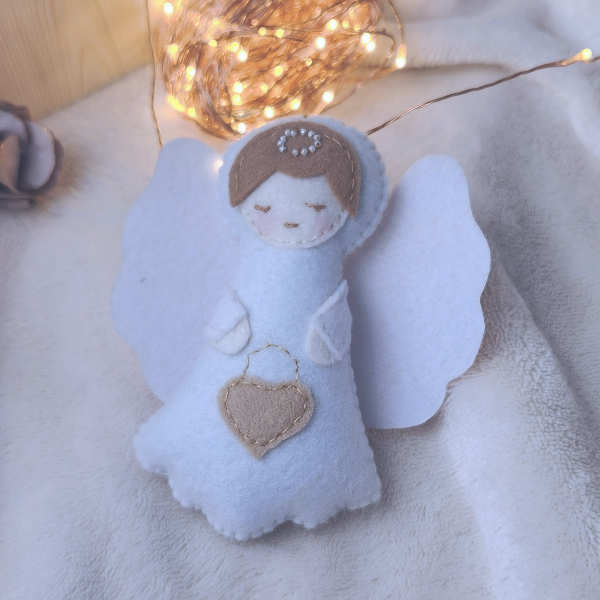 Create Your Own Adorable Felt Angel Hand sewing Pattern - P - Inspire ...