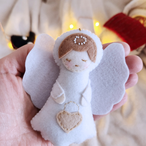 Create Your Own Adorable Felt Angel Hand sewing Pattern - P - Inspire ...