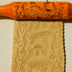 Rolling pin for cookies ,rolling pin with Khokhloma pattern,rolling pin ,cookie