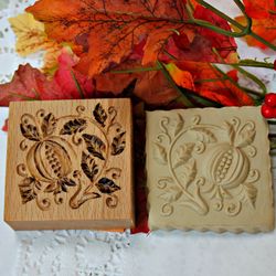Wooden stamp ,stamp for gingerbread cookies, springerle stamp.