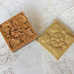 Wooden stamp ,stamp for gingerbread cookies, springerle stamp