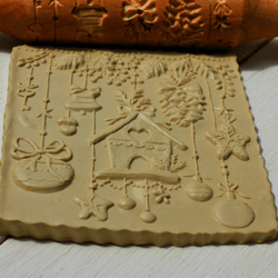 rolling pin for cookies ,christmas,new year
