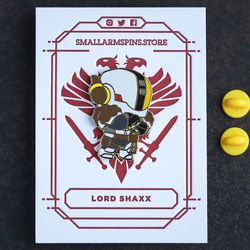 Destiny 2 enamel pin Lord Shaxx
