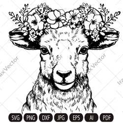 Lamb Svg, Sheep svg, Cute Farm Animal, Livestock,farm life, Lamb Clipart, Lamb Vector, Lamb printable, Lambs
