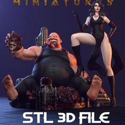 clay cyanide - lust and gluttony – stl file 3d printing