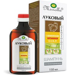 Onion shampoo with vitamin complex by Mirrolla 150ml / 5.07oz