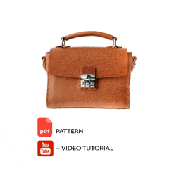 pdf small women's leather bag - women's leather bag pattern - download pdf & video tutorial