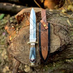 handmade custom dagger with resin handle