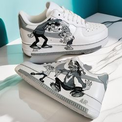 custom sneakers AF1 white black luxury buty customization shoes handpainted personalized gifts design sexy wearable art