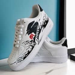 custom sneakers unisex white black luxury inspire shoes AF1 handpainted FA1 personalized gifts designer wearable art