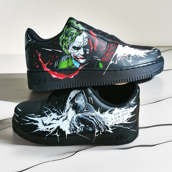 custom- sneakers- nike-air-force1- unisex-black- shoes- hand painted- joker- wearable- art 1.jpg