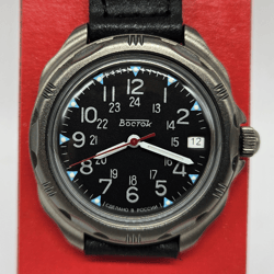Vostok Komandirskie 2414 216783 New Titanium Plated men's mechanical watch