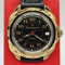 Gold-mechanical-watch-Vostok-Komandirskie-black-dial-219123-1
